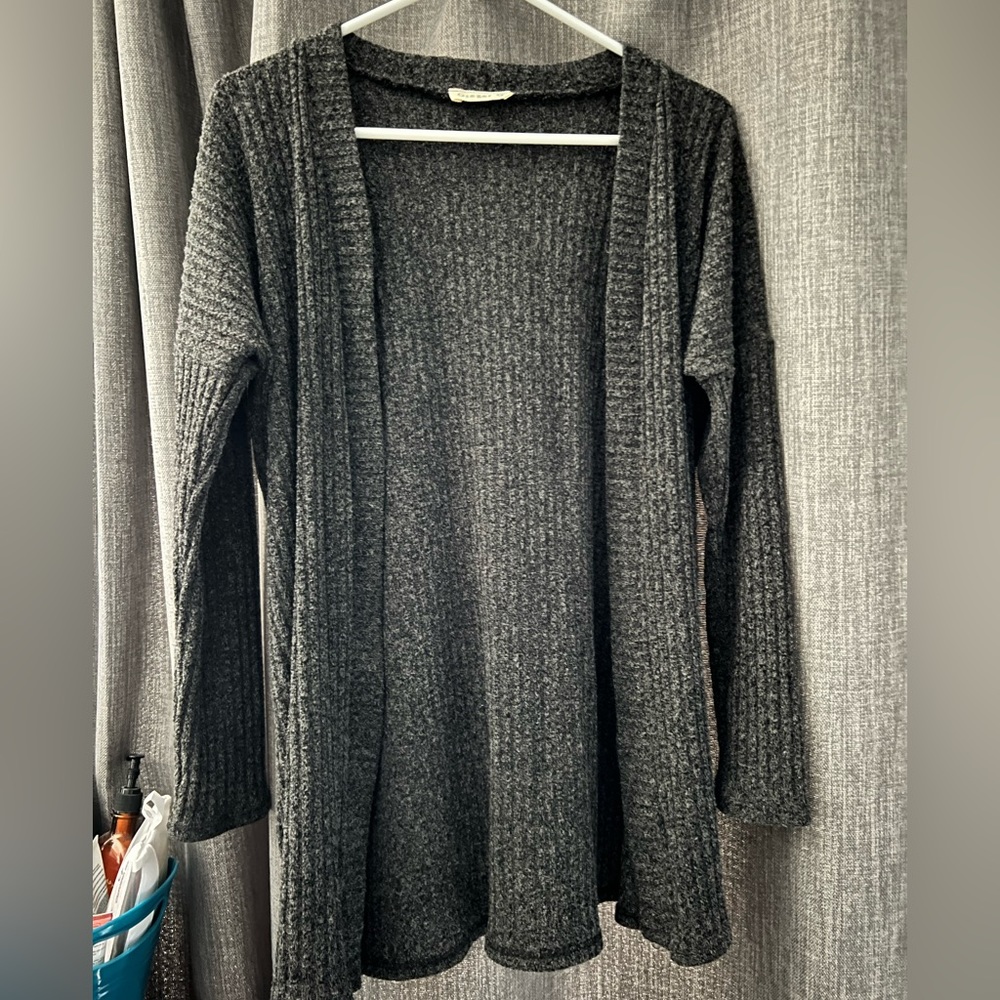 Black/grey cardigan